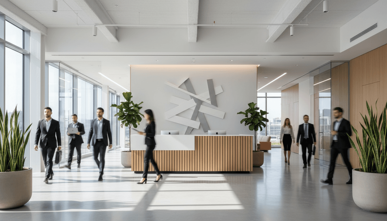 Modern office building exterior
